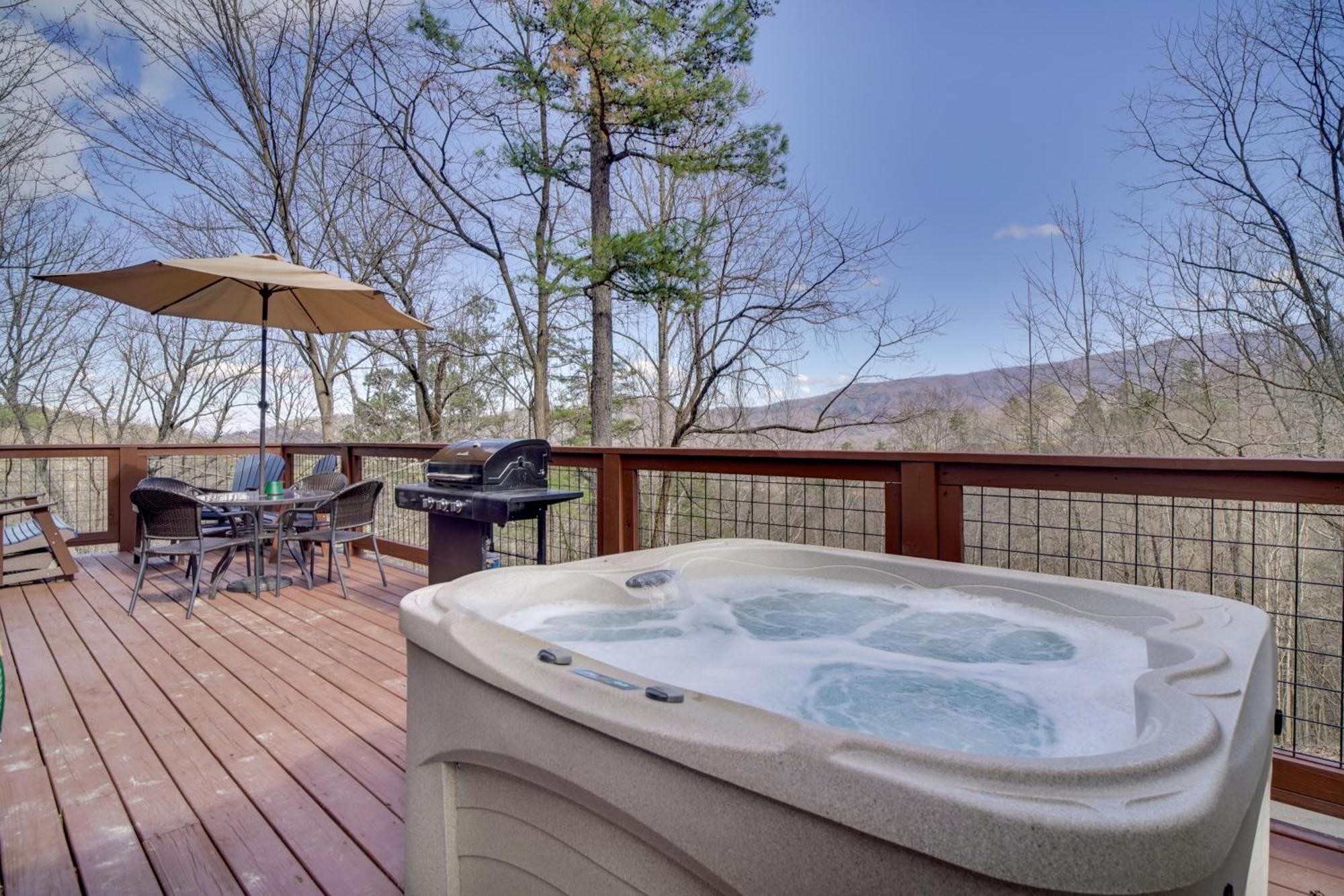 Hatcher Mtn Retreat Sevierville Cabin With Hot Tub! 외부 사진
